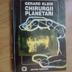 g3 Chirurgii Planetari - Gerard Klein