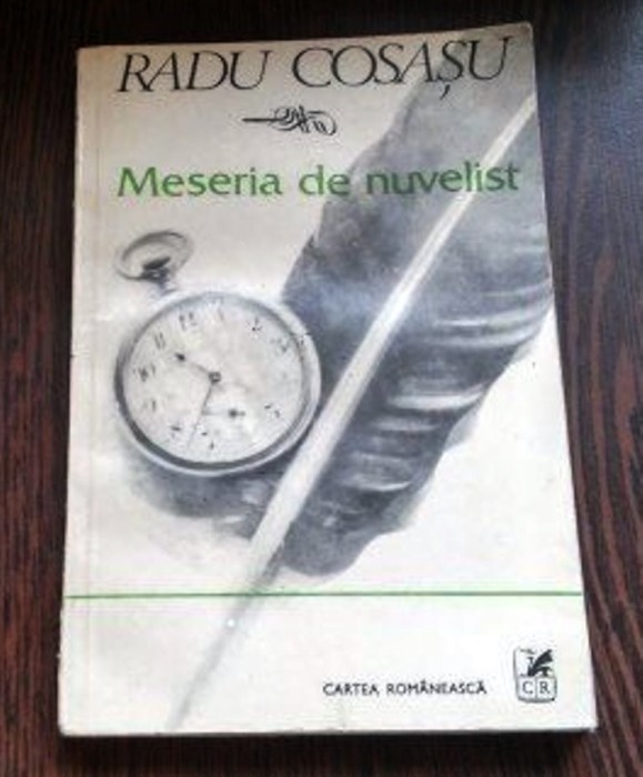 meseria de nuvelist de radu cosasu meseria de nuvelist de radu cosasu