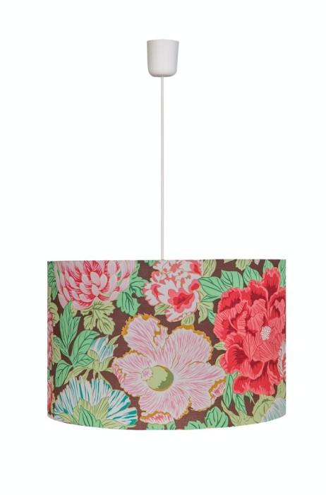 Lustra pendul abajur textil birou, bucatarie, dormitor, living Peony Multi foto mare Lustra pendul abajur textil birou, bucatarie, dormitor, living Peony Multi foto mare