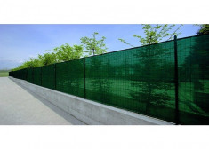 Plasa verde pentru gard 1x9 M foto