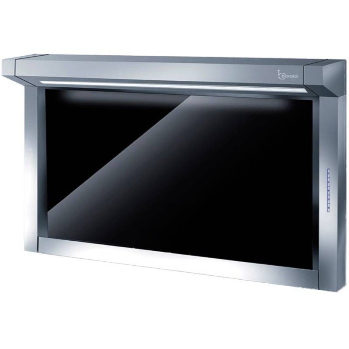 Hota decorativa Baraldi Fly 01FLY060ST90BL 60 cm 900 m3/h sticla Neagra / Inox foto mare Hota decorativa Baraldi Fly 01FLY060ST90BL 60 cm 900 m3/h sticla Neagra / Inox foto mare