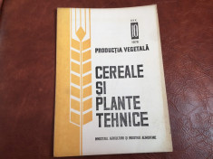 revista Cereale si plante tehnice nr 10 anul 1978 / 40 pagini ! foto