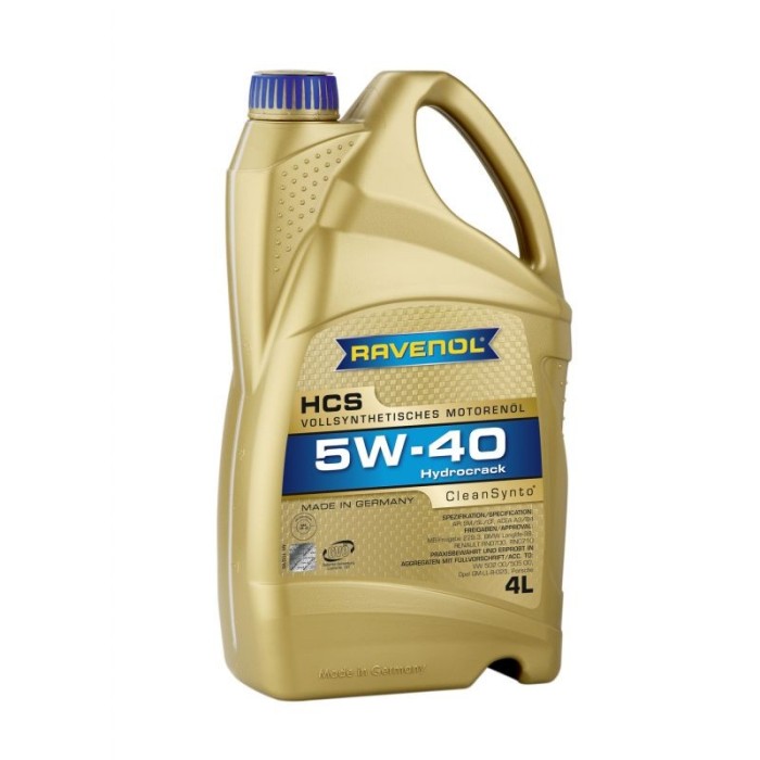 Ulei motor Ravenol HCS 5W-40 4L foto mare Ulei motor Ravenol HCS 5W-40 4L foto mare