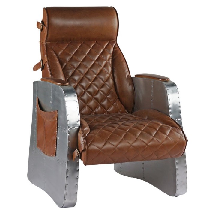 FOTOLIU INDUSTRIAL DIN PIELE MARO CU METAL AVIATOR-Sessel FOTOLIU INDUSTRIAL DIN PIELE MARO CU METAL AVIATOR-Sessel