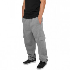 Pantaloni barbati trening cargo Urban Classics gri foto