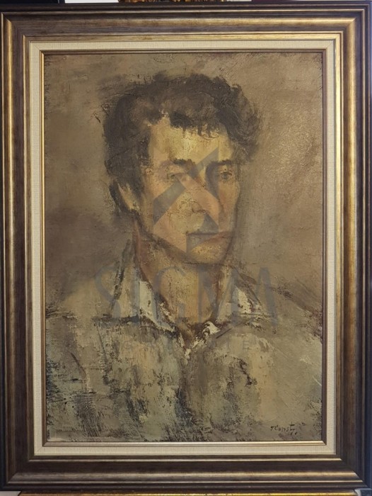 TABLOU, DAN CONSTANTINESCU (COCOR) "PORTRETUL UNUI PRIETEN', U/PFL foto mare TABLOU, DAN CONSTANTINESCU (COCOR) "PORTRETUL UNUI PRIETEN', U/PFL foto mare