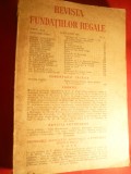 Revista Fundatiilor Regale ian. 1945 ,cu D.Gusti ,Monica Lovinescu ,E.Craciun