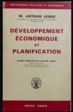 W. Arthur Lewis / Developpement economique et planification