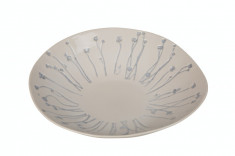 Fructiera ceramica Atmosphere White / Dusty Blue, O 32 cm foto