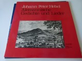 hebel - Gedichte und Lieder - vinyl