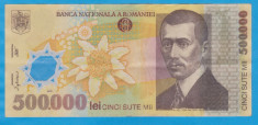 (1) BANCNOTA ROMANIA - 500.000 LEI 2000, POLYMER, SEMNATURA GHIZARI foto