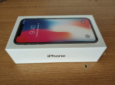 IPhone X Space Gray, 64 GB, Nou, Sigilat foto