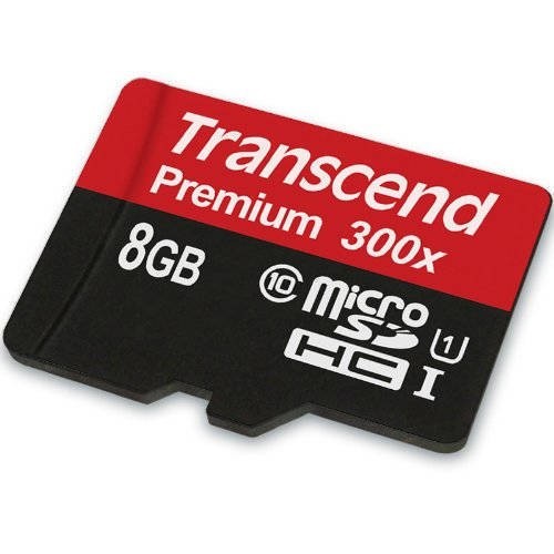 Card Transcend microSDHC 8GB Class 10 UHS-I 300x foto mare Card Transcend microSDHC 8GB Class 10 UHS-I 300x foto mare