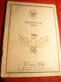 Carnet Aniversar 30 Ani de la absolvire Universitatea Brasov-Silvicultura