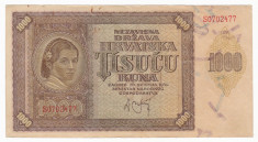 CROATIA 1000 kuna 1941 VF-XF P-4 foto