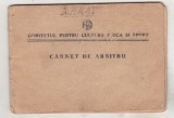 bnk div CCFS - Carnet arbitru fotbal - 1960