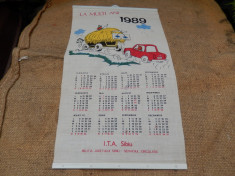 Calendar 1989, Militia Judetului Sibiu. foto