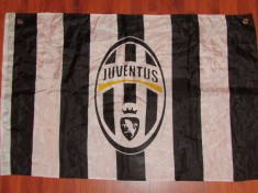 Steag fotbal - JUVENTUS TORINO (dimensiuni 92X60 cm) foto