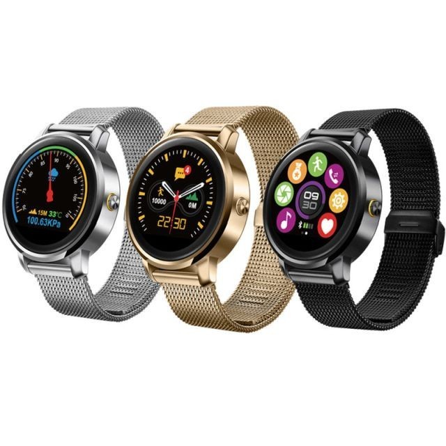 Smartwatch Bluetooth 4.0, 18 functii, apel, iOS Android, curea meralica, Sovogue foto mare Smartwatch Bluetooth 4.0, 18 functii, apel, iOS Android, curea meralica, Sovogue foto mare