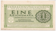 GERMANIA 1 Reichsmark MARCA 1944 VF foto