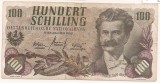 AUSTRIA 100 SCHILLING 1960 F