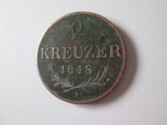 2 Kreuzer 1848 foto