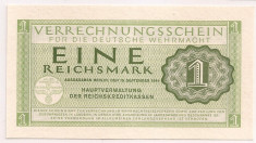 GERMANIA 1 Reichsmark MARCA 1944 UNC foto