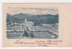 BAIA-MARE,NAGYBANYA, CIRCULATA 1899,LITHO,ROMANIA. foto