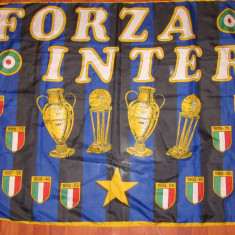 Steag fotbal - INTERNAZIONALE MILANO (dimensiuni mari 132x95 cm)