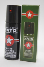 Spray Paralizant Nato Autoaparare Cu Piper Lacrimogen 60ml foto