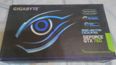 Gigabyte GTX 760 - 2GB GDDR5, 256-bit, PCI-E 3.0, DirectX 12, OpenGL 4.0 foto