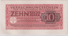 GERMANIA 10 Reichsmark MARCI 1944 XF foto