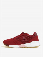 Pantofi sport bordo pentru femei - Le Coq Sportif Omega Sparkly foto