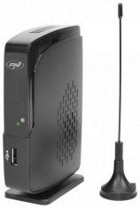 Tuner digital PNI PNI-TV901 cu antena inclusa (Negru) foto