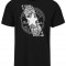 Tricou negru din bumbac cu print pentru barbati - Converse Chuckpatch
