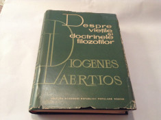 Despre vietile si doctrinele Filozofilor - Diogenes Laertios R1 foto