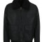 Jacheta neagra din amestec de lana Burton Menswear London