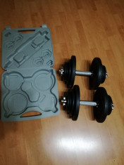 Set gantere 40 kg (x2 20 kg) foto