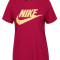 Tricou roz cu logo Nike pentru femei