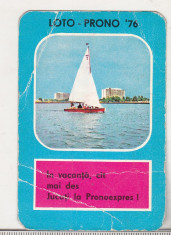 bnk cld Calendar de buzunar 1976 - Loto Pronosport - Pronoexpres foto