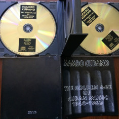 mambo cubano golden age of cuban music 1940-1960 dublu disc2cd muzica latino VG+