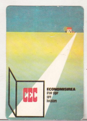 bnk cld Calendar de buzunar 1985 - CEC foto