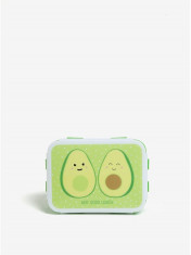 Cutie verde pentru pranz cu print avocado - Sass &amp;amp; Belle foto