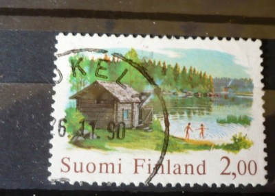 FINLANDA 1999 &amp;ndash; SAUNA, TURISM MONTAN, TIMBRU STAMPILAT, AF25 foto