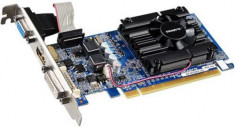 Placa Video GIGABYTE GeForce GT 210, 1GB, DDR3, 64bit, DVI, VGA, HDMI, PCI-E 2.0 foto