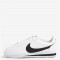 Pantofi sport albi din piele naturala pentru barbati Nike Classic Cortez