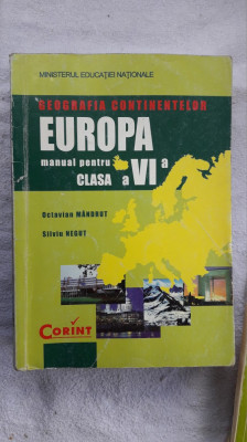 Geografia continentelor Europa - Manual pentru clasa a VI-a foto