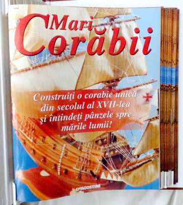 Colectia de reviste Mari Corabii cu componente pentru constructie foto