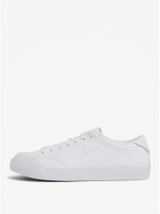 Pantofi albi din piele cu logo Nike All Court 2 Low foto
