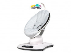 Fotoliu Balansoar Bebelusi 4MOMS MamaRoo 4.0 Classic Gri foto